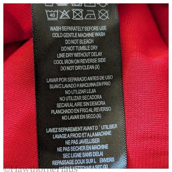 CITY CHIC NWT Faux Wrap Surplice Sheath Dress Size 24 XXL Lust Red V-Neck - Picture 12 of 12